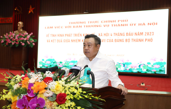 Thủ tướng Phạm Minh Chính làm việc với TP.Hà Nội - Ảnh 3.