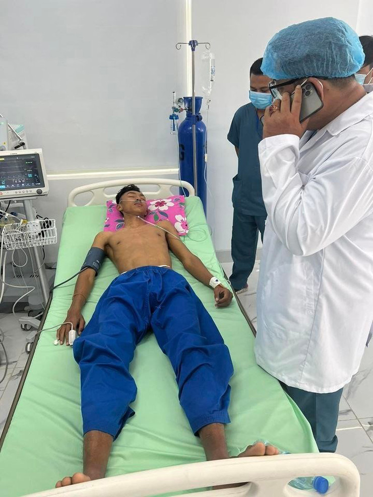 Võ sĩ Campuchia nhập viện sau khi đấu VĐV Vovinam Việt Nam - Ảnh 2.