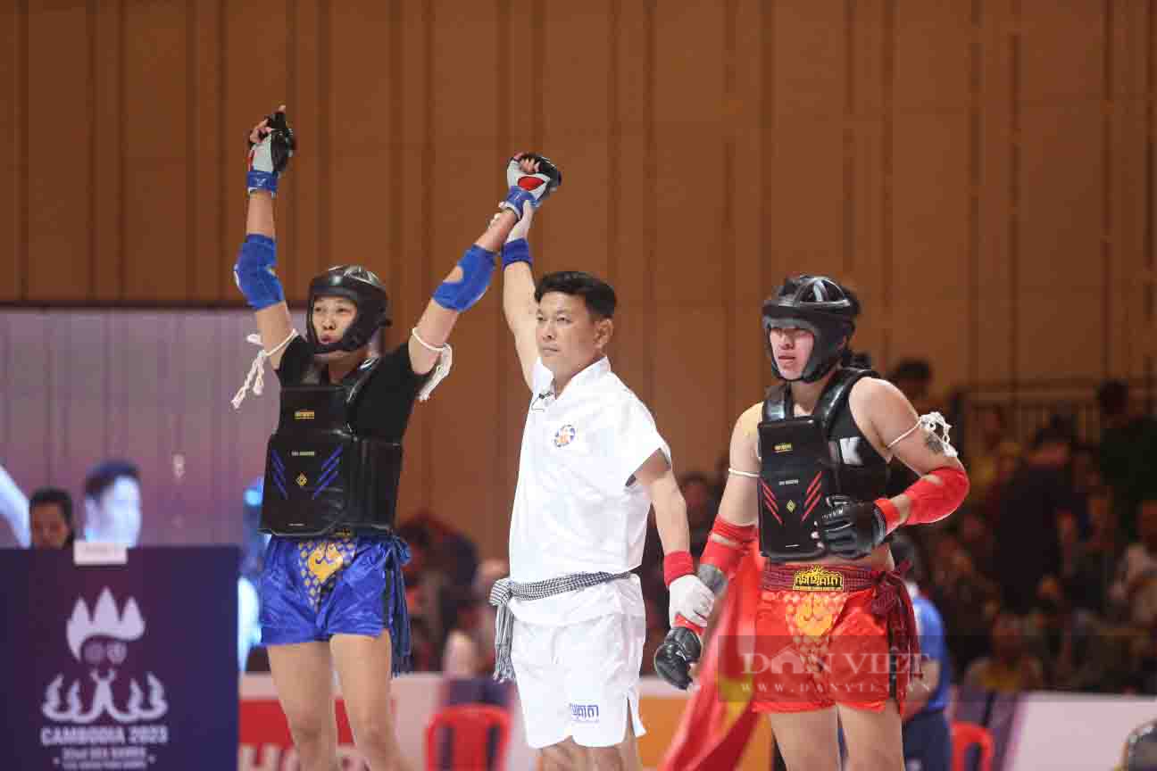 Nữ võ sĩ Việt Hạ knock - out đối thủ - Ảnh 6.