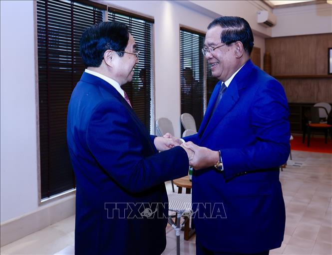 Thủ tướng Phạm Minh Chính gặp Tổng thống Indonesia, Thủ tướng Campuchia - Ảnh 3.