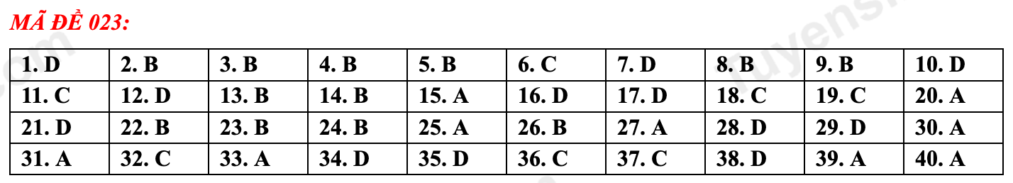 Gợi ý đáp án đề thi môn tiếng Anh lớp 10 Hà Nội năm 2023 đầy đủ nhất - Ảnh 24.