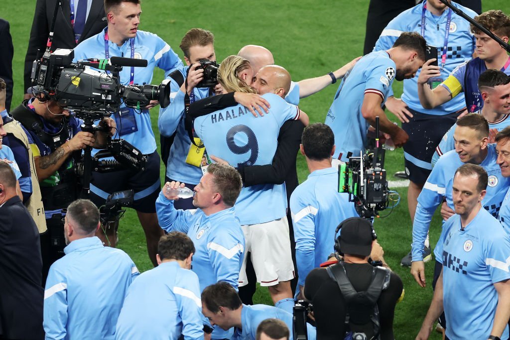 Chùm ảnh: Man City đăng quang ngôi vô địch Champions League - Ảnh 2.