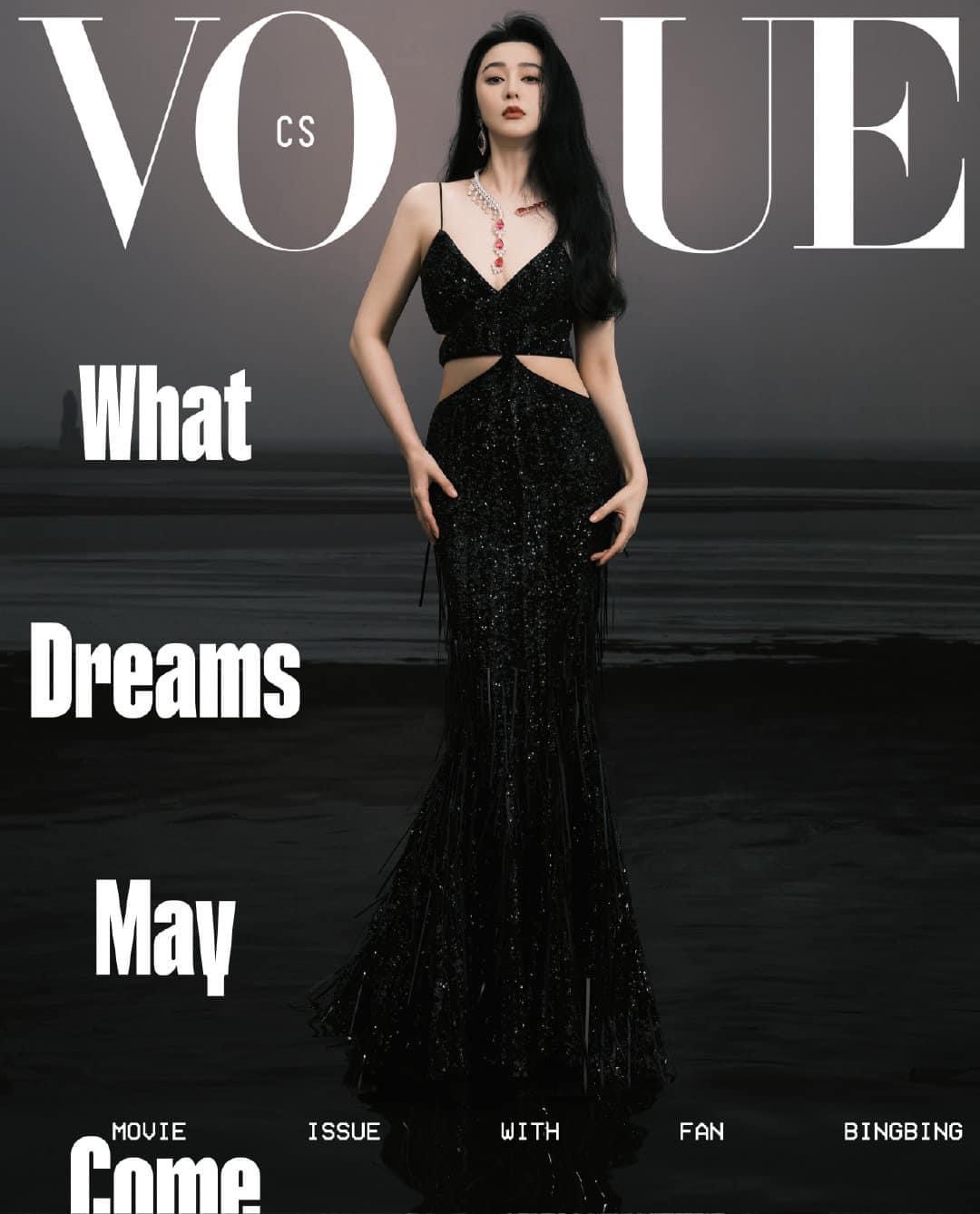 Phạm Băng Băng diện đồ xẻ sâu quyến rũ, lộng lẫy với trang sức tiền tỷ trên bìa tạp chí Vogue - Ảnh 1.
