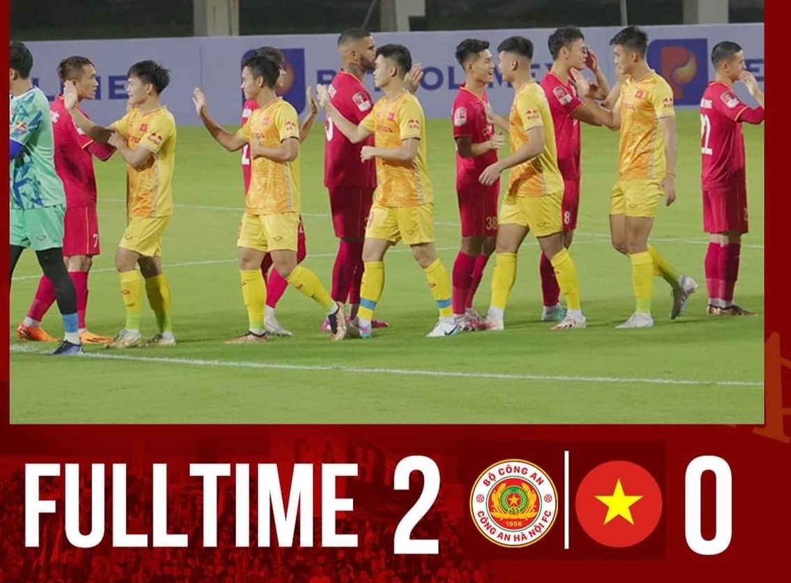 U23 Việt Nam thua CLB CAHN trong trận giao hữu - Ảnh 1.