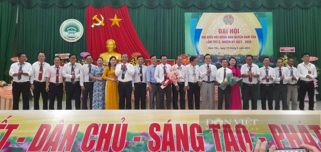 Bình Thuận: Ông Phạm Xuân Thọ tái đắc cử Chủ tịch Hội Nông dân huyện Hàm Tân - Ảnh 1.
