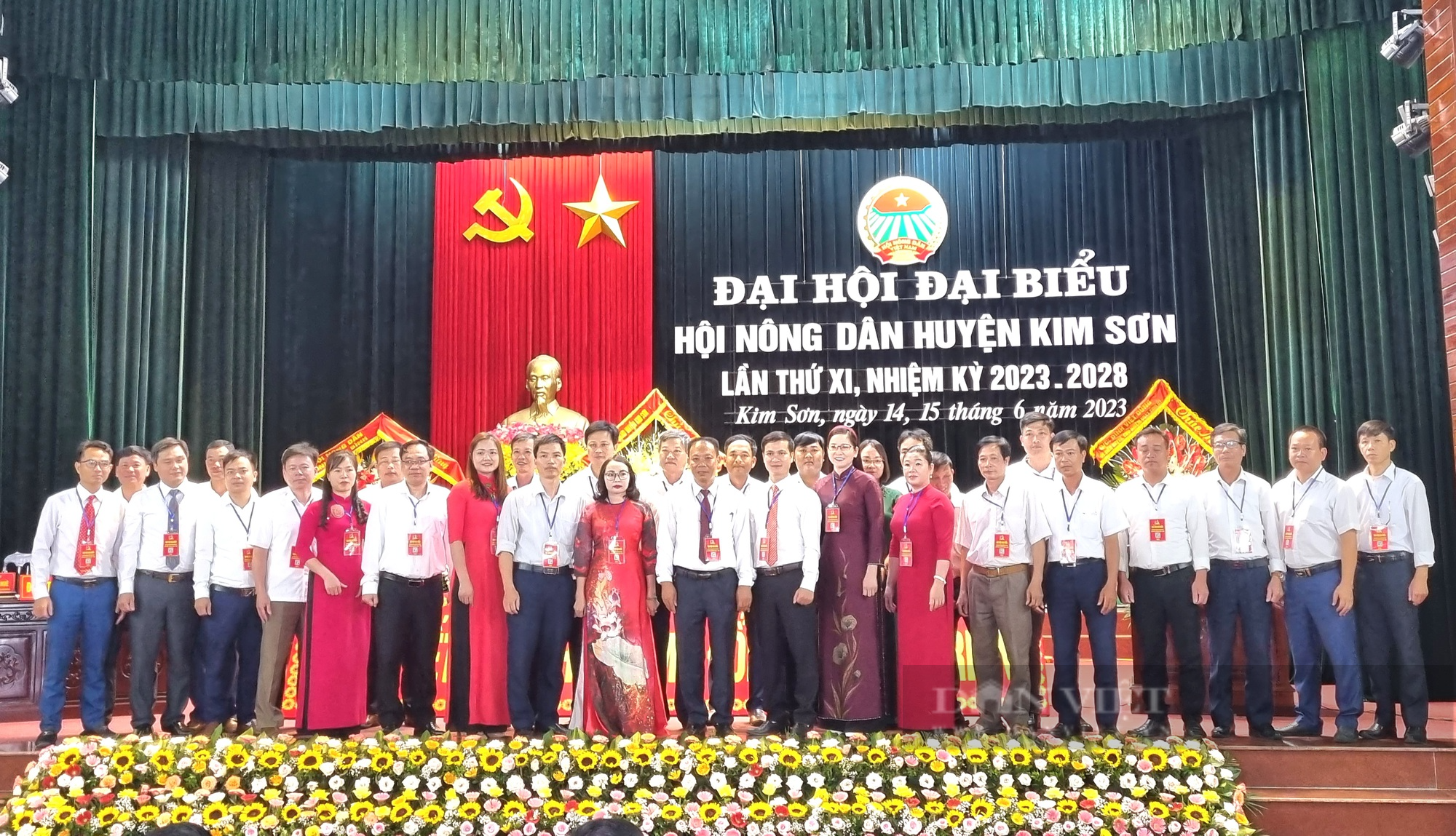 Ông Vũ Duy Tùng tái đắc cử Chủ tịch Hội Nông dân huyện Kim Sơn - Ảnh 7.