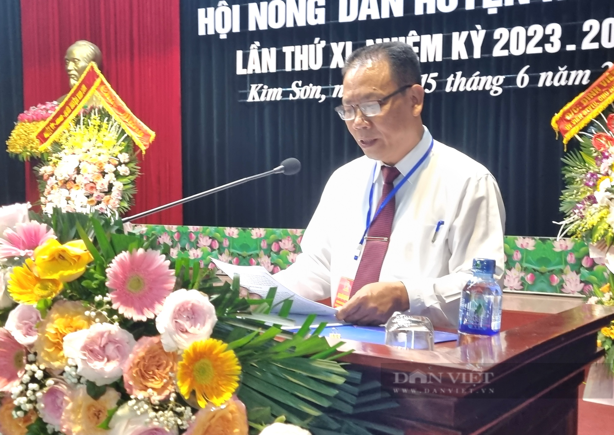 Ông Vũ Duy Tùng tái đắc cử Chủ tịch Hội Nông dân huyện Kim Sơn - Ảnh 8.