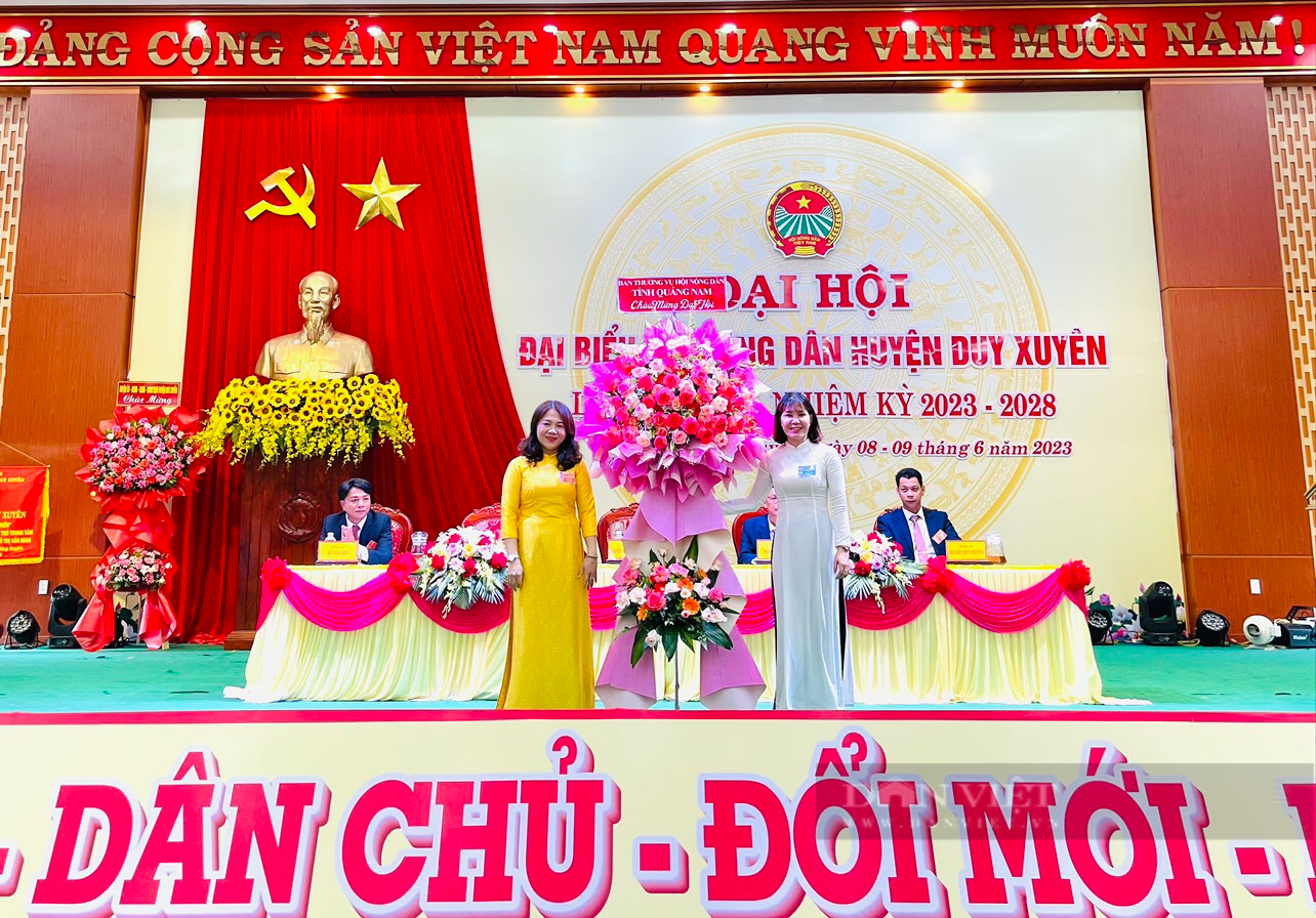 Quảng Nam: Nhiều Hội Nông dân cấp huyện tổ chức thành công Đại hội đại biểu nhiệm kỳ 2023-2028 - Ảnh 2.
