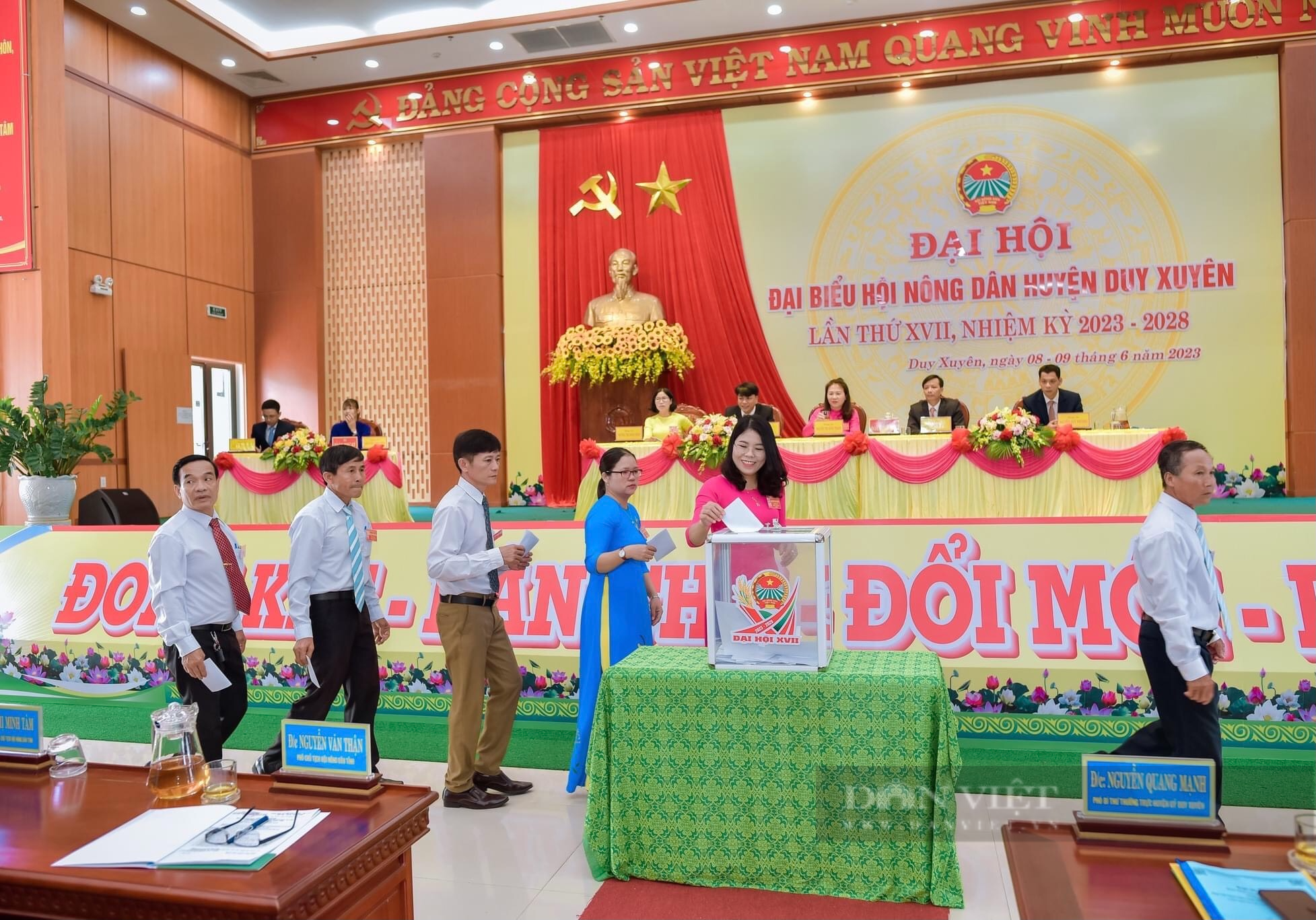 Quảng Nam: Nhiều Hội Nông dân cấp huyện tổ chức thành công Đại hội đại biểu nhiệm kỳ 2023-2028 - Ảnh 3.
