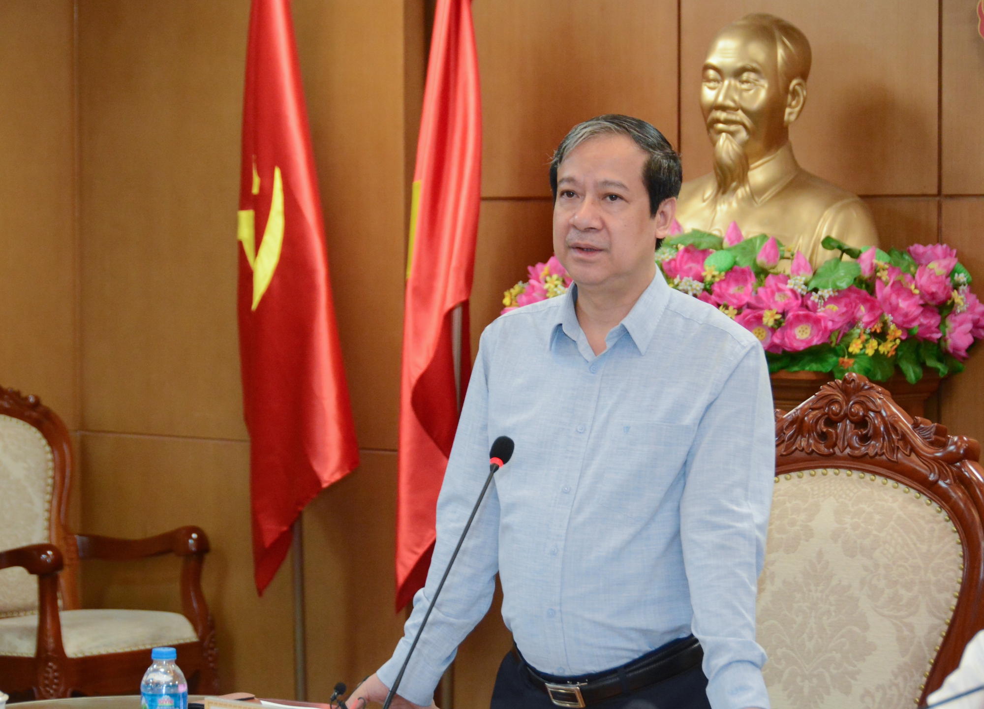 Bộ trưởng Nguyễn Kim Sơn: &quot;Thi tốt nghiệp THPT rút kinh nghiệm từ vụ đề Toán lớp 10 ở Hà Nội&quot; - Ảnh 1.