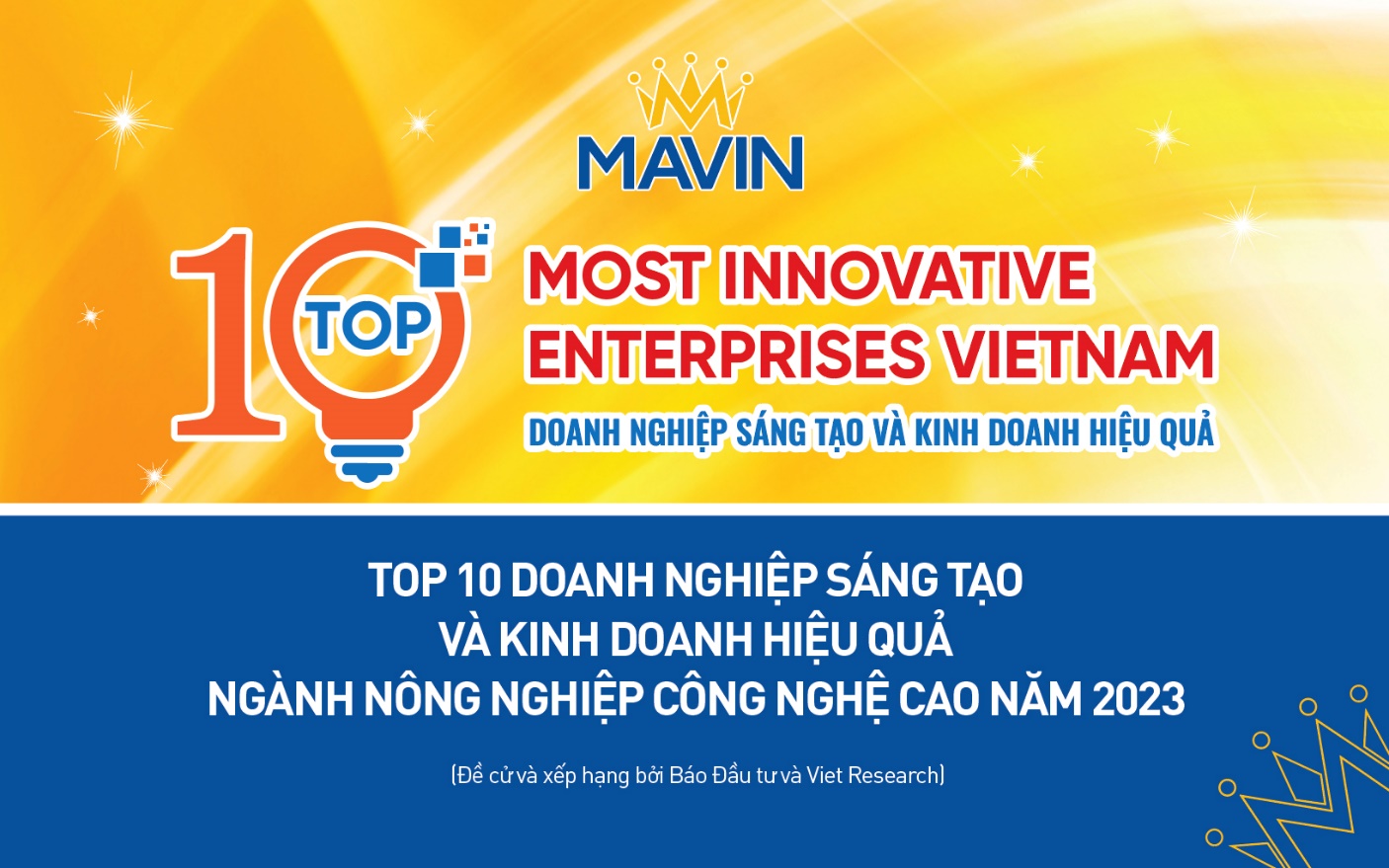 Mavin là Doanh nghiệp Sáng tạo và Kinh doanh hiệu quả Việt Nam 2023  - Ảnh 1.