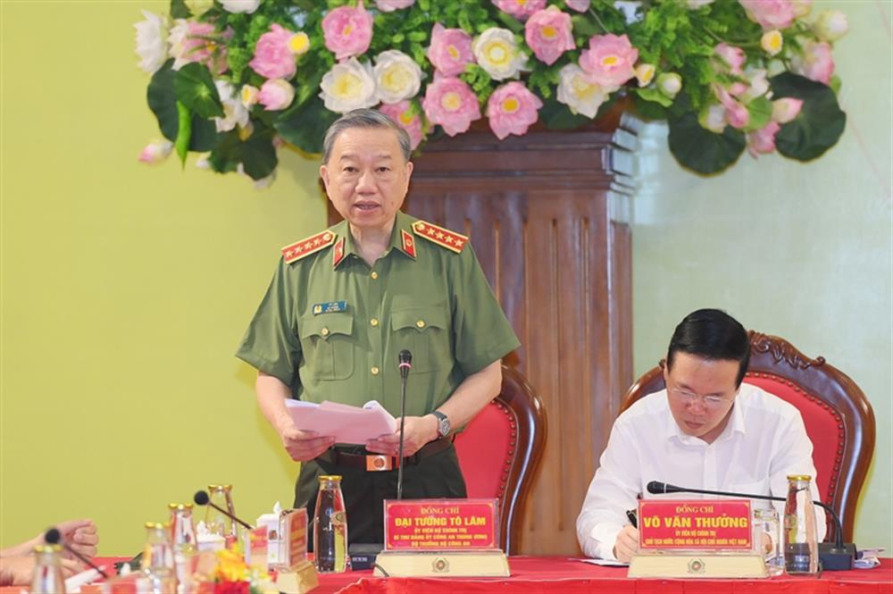 Tổng Bí thư Nguyễn Phú Trọng dự hội nghị Đảng ủy Công an Trung ương 6 tháng đầu năm 2023 - Ảnh 3.