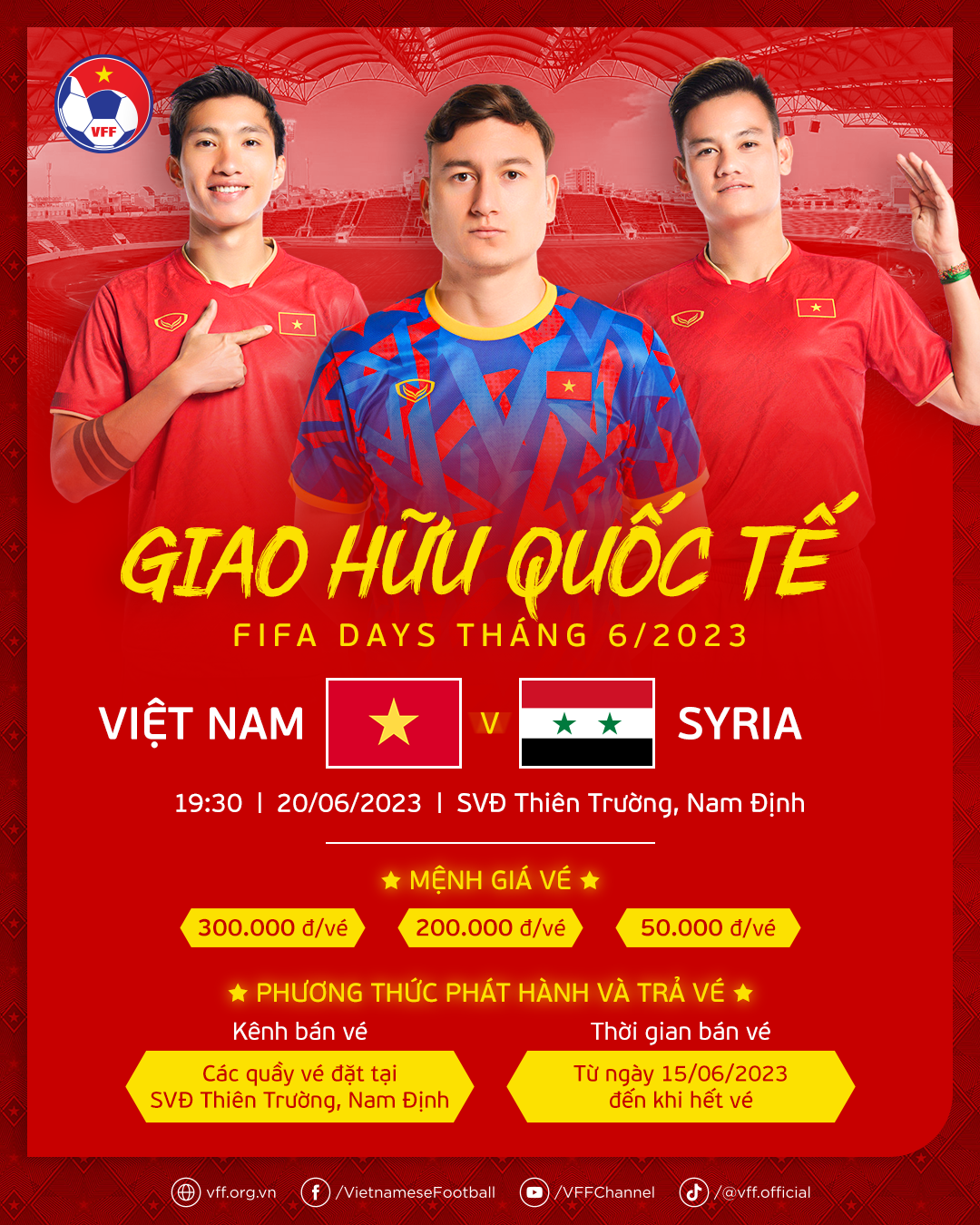 VFF dừng bán vé online trận ĐT Việt Nam gặp ĐT Syria - Ảnh 1.