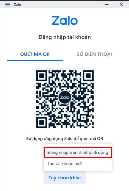 Mẹo đăng nhập vào Zalo không cần mật khẩu hoặc khi quên mật khẩu - Ảnh 5.