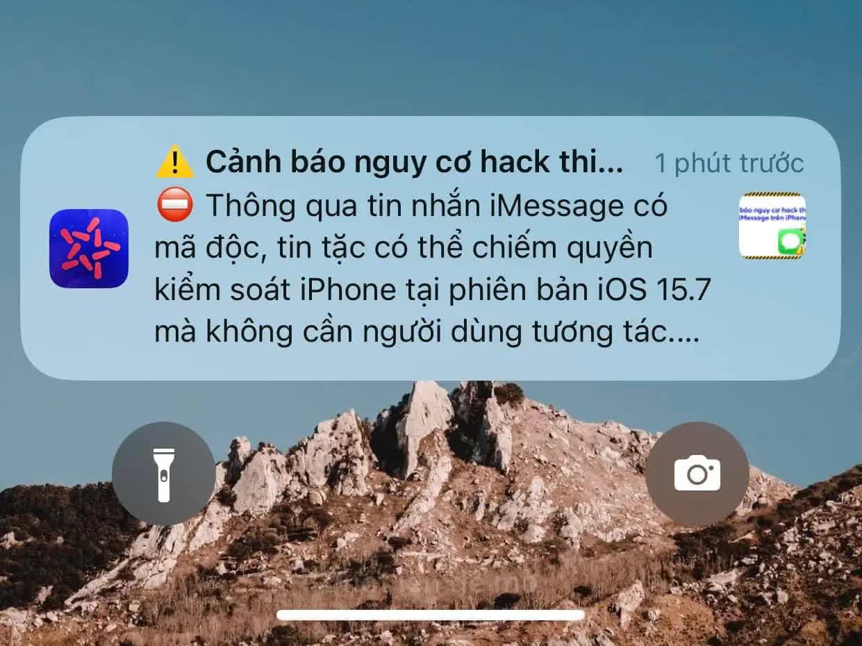 Ngân hàng cảnh báo nguy cơ mất tiền, bị hack iPhone vì ứng dụng nhắn tin - Ảnh 2.