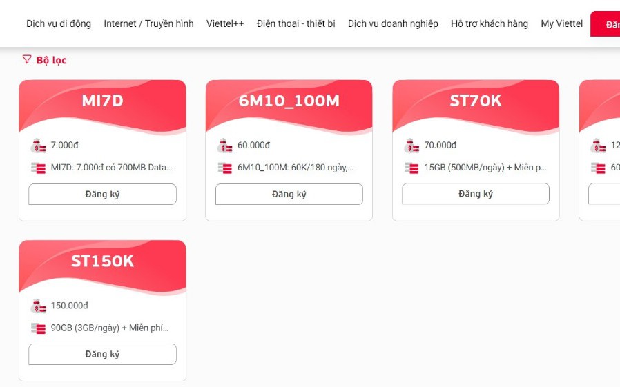 Ba "ông lớn" ngành viễn thông đồng loạt công bố ngừng đăng ký mới nhiều gói cước data phổ biến