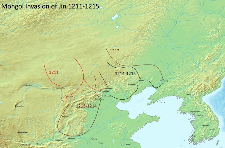 Lần đầu Thành Cát Tư Hãn tấn công Trung Hoa: 9 vạn quân đối địch 30 vạn - Ảnh 3.