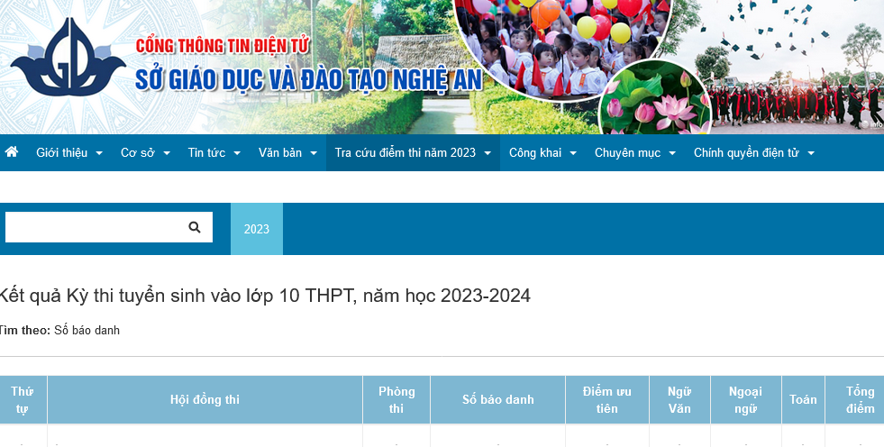 Tra cứu điểm thi tuyển sinh lớp 10 năm 2023: Xuất hiện thủ khoa được điểm 10 môn Toán - Ảnh 1.