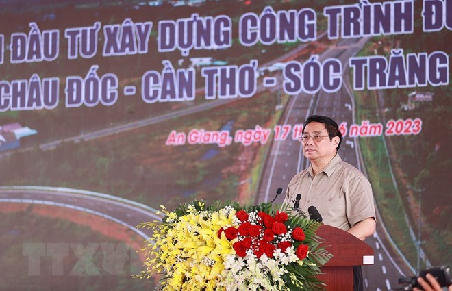 Thủ tướng phát lệnh khởi công dự án cao tốc Châu Đốc - Cần Thơ - Sóc Trăng
 - Ảnh 8.