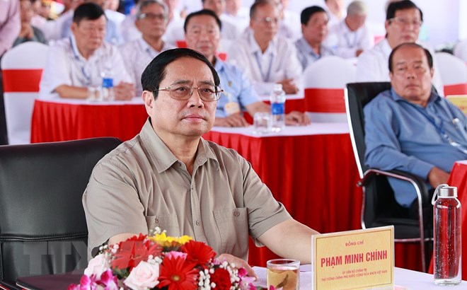 Thủ tướng phát lệnh khởi công dự án cao tốc Châu Đốc - Cần Thơ - Sóc Trăng
 - Ảnh 6.