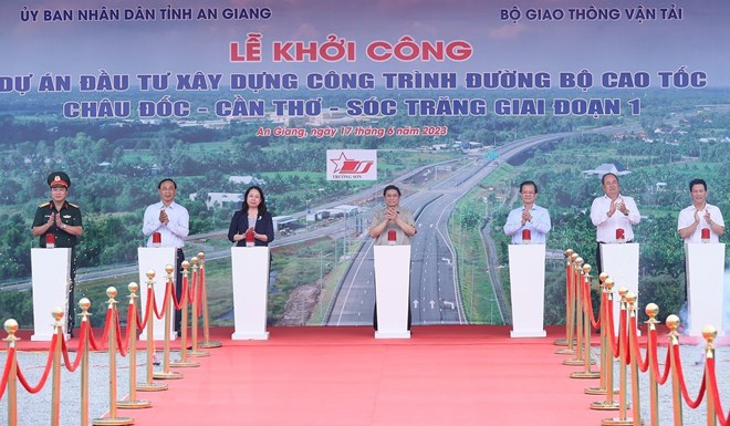 Thủ tướng phát lệnh khởi công dự án cao tốc Châu Đốc - Cần Thơ - Sóc Trăng
 - Ảnh 12.