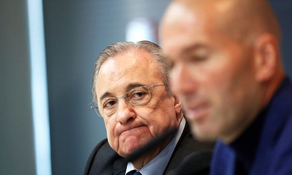 Chủ tịch Perez mời HLV Zidane trở lại Real: 1 mũi tên trúng 3 đích - Ảnh 1.