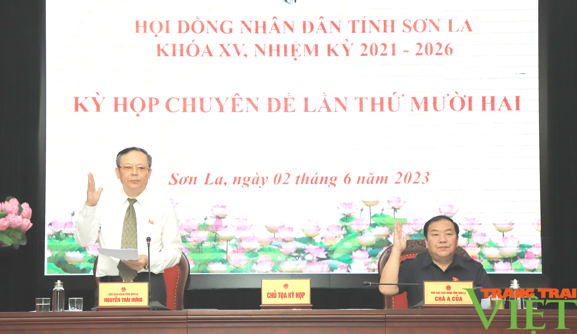 Kỳ họp chuyên đề lần thứ 12, HĐND tỉnh Sơn La khóa XV  - Ảnh 5.