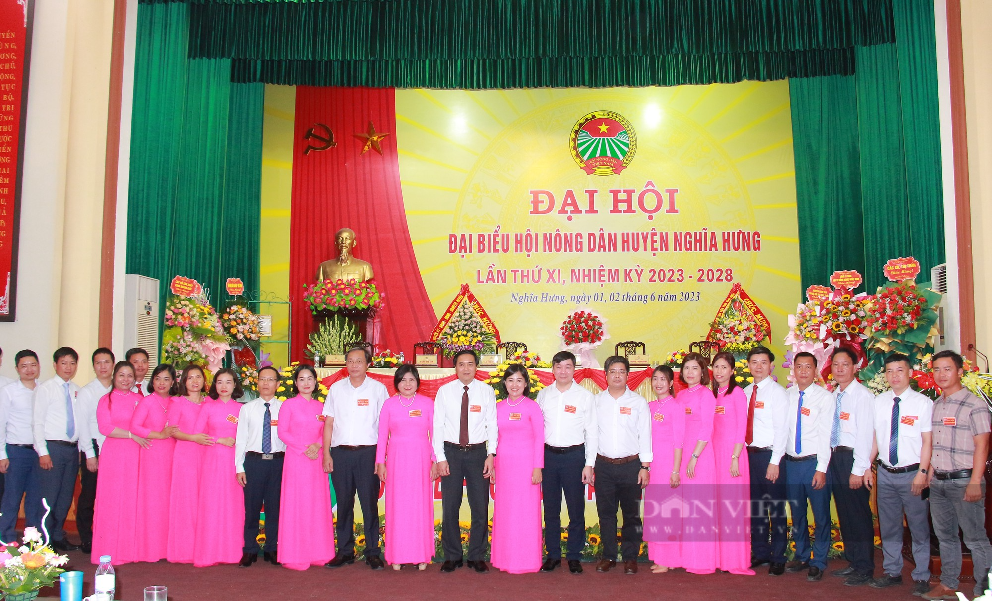 Đại hội Hội Nông dân huyện Nghĩa Hưng, bà Lê Thị Thu Hà tái đắc cử chức Chủ tịch - Ảnh 4.