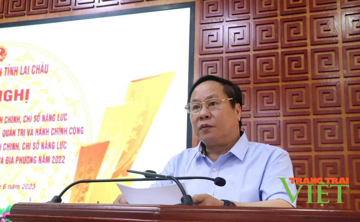 Chỉ số cải cách hành chính của tỉnh Lai Châu năm 2022 tăng 7 bậc - Ảnh 2.