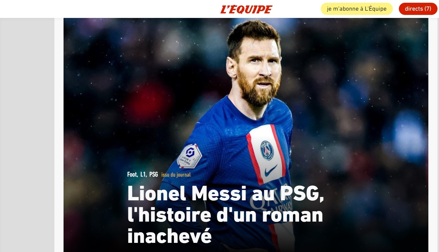 Báo chí thế giới chấn động trước tin Messi rời PSG - Ảnh 2.