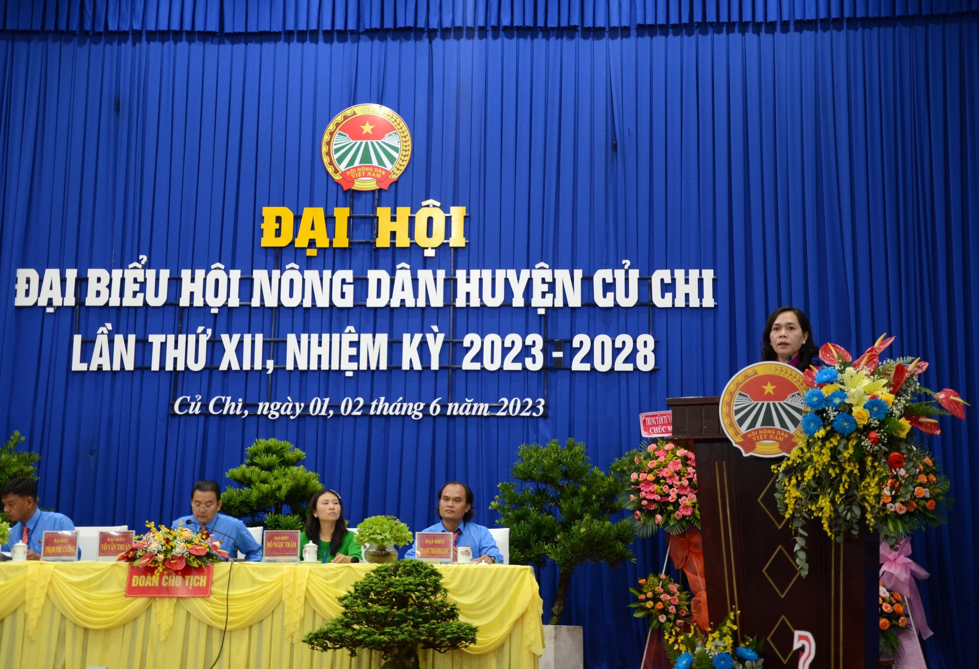 Đại hội Nông dân huyện Củ Chi, ông Võ Văn Thuận tái đắc cử chức Chủ tịch - Ảnh 3.