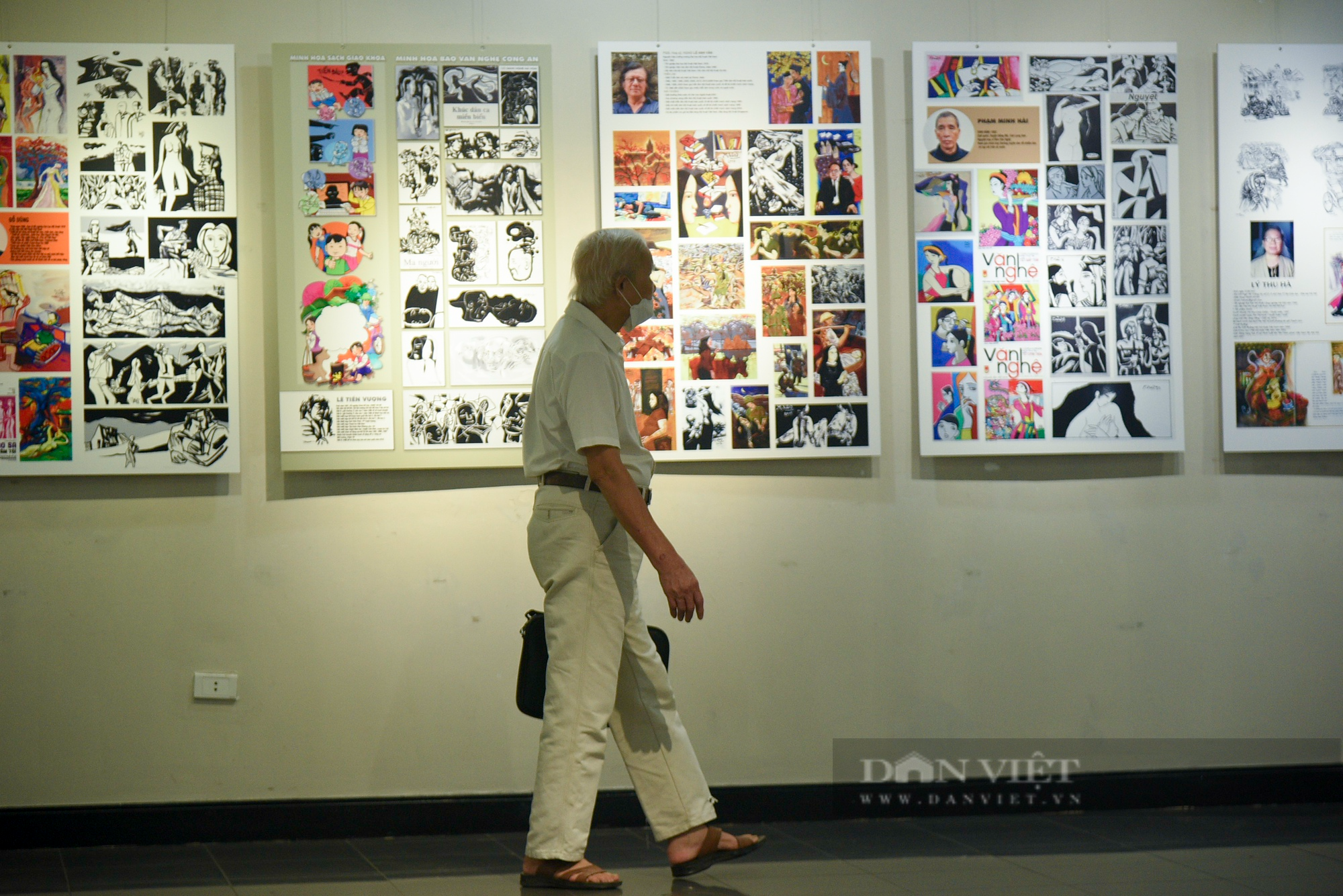 Hơn 1.000 tác phẩm minh họa báo chí Việt Nam được triển lãm tại Hà Nội - Ảnh 7.