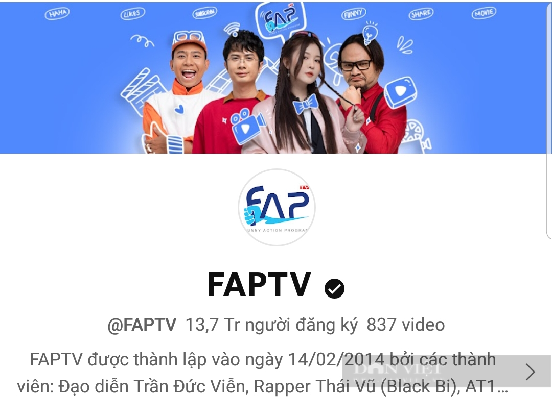 Sở hữu nút kim cương đầu tiên tại Việt Nam, nhóm FAP TV kiếm tiền khủng thế nào trên Youtube? - Ảnh 1.