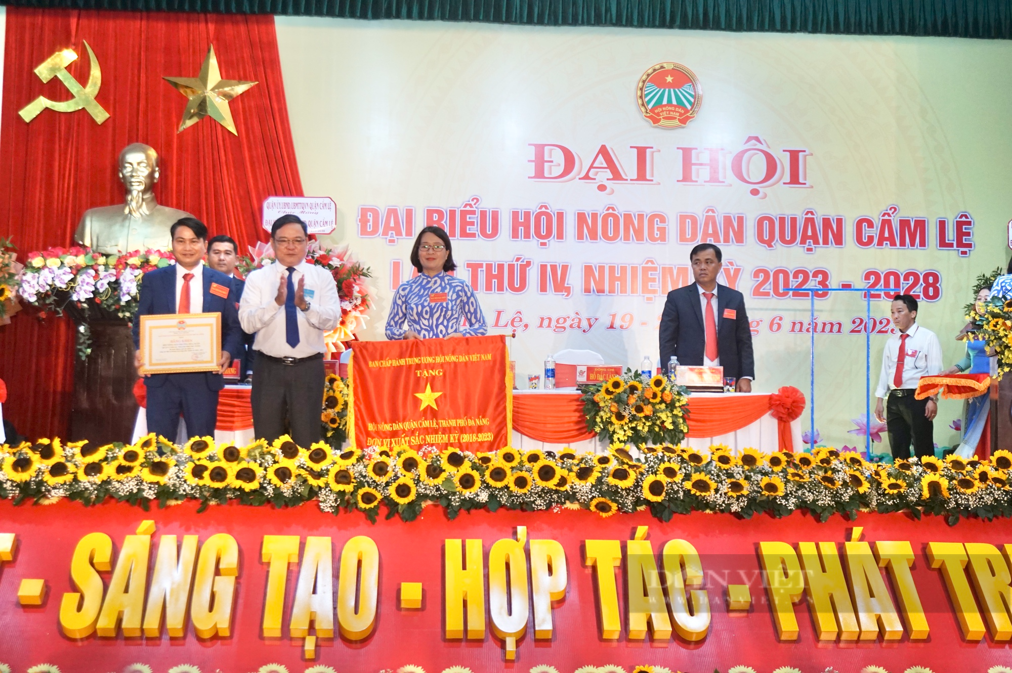 Đại hội Hội Nông dân quận Cẩm Lệ, bà Hứa Thị Thuỳ Phương tái đắc cử chức Chủ tịch - Ảnh 5.
