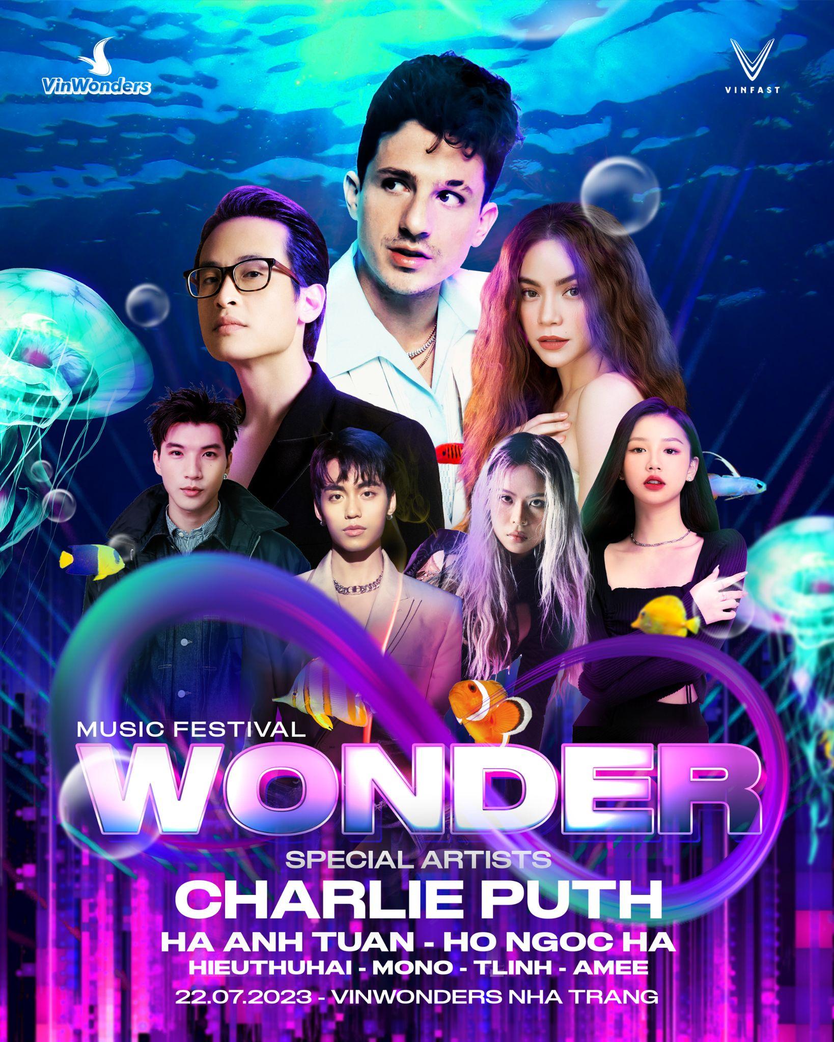 8Wonder chính thức mở bán vé, lộ diện dàn sao Việt với Hà Anh Tuấn, Hồ Ngọc Hà biểu diễn cùng Charlie Puth - Ảnh 1.