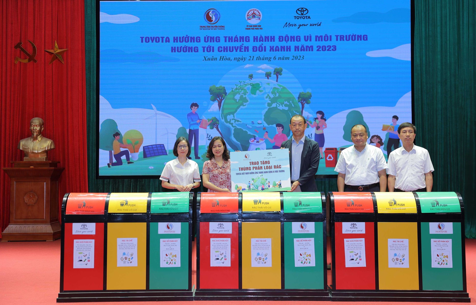 Toyota Việt Nam hưởng ứng tháng hành động vì môi trường hướng tới chuyển đổi xanh năm 2023 tại tỉnh Vĩnh Phúc - Ảnh 2.