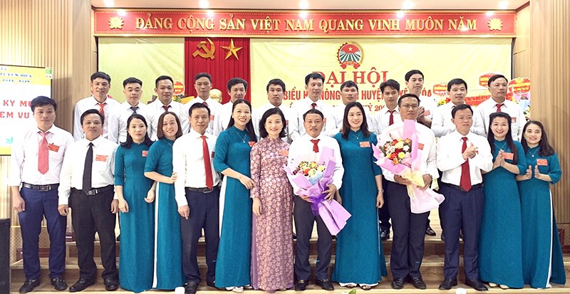 Đại hội Hội Nông dân huyện Tuyên Hóa: Ông Trương Tư Thoan tái đắc cử Chủ tịch - Ảnh 3.