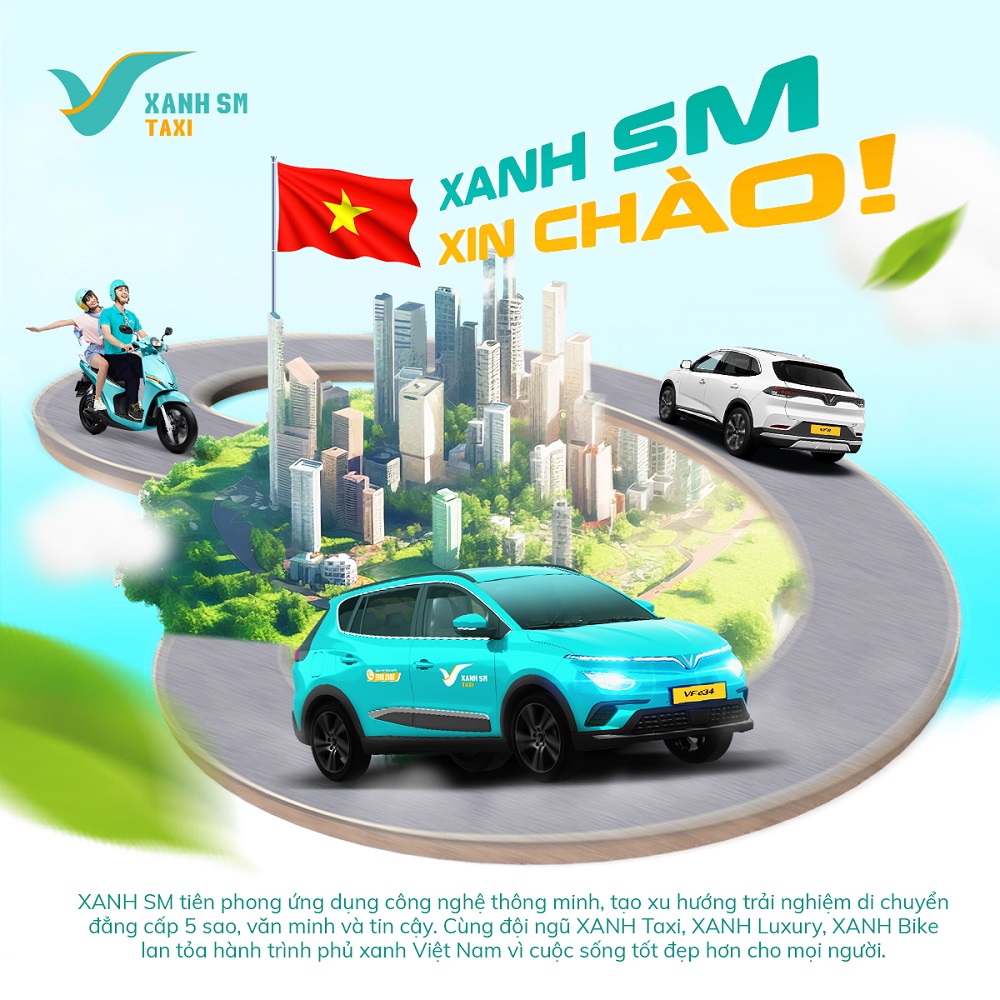 Taxi Xanh SM đạt 1 triệu chuyến sau 10 tuần, tiến tới phủ xanh 27 tỉnh thành trong năm 2023 - Ảnh 1.