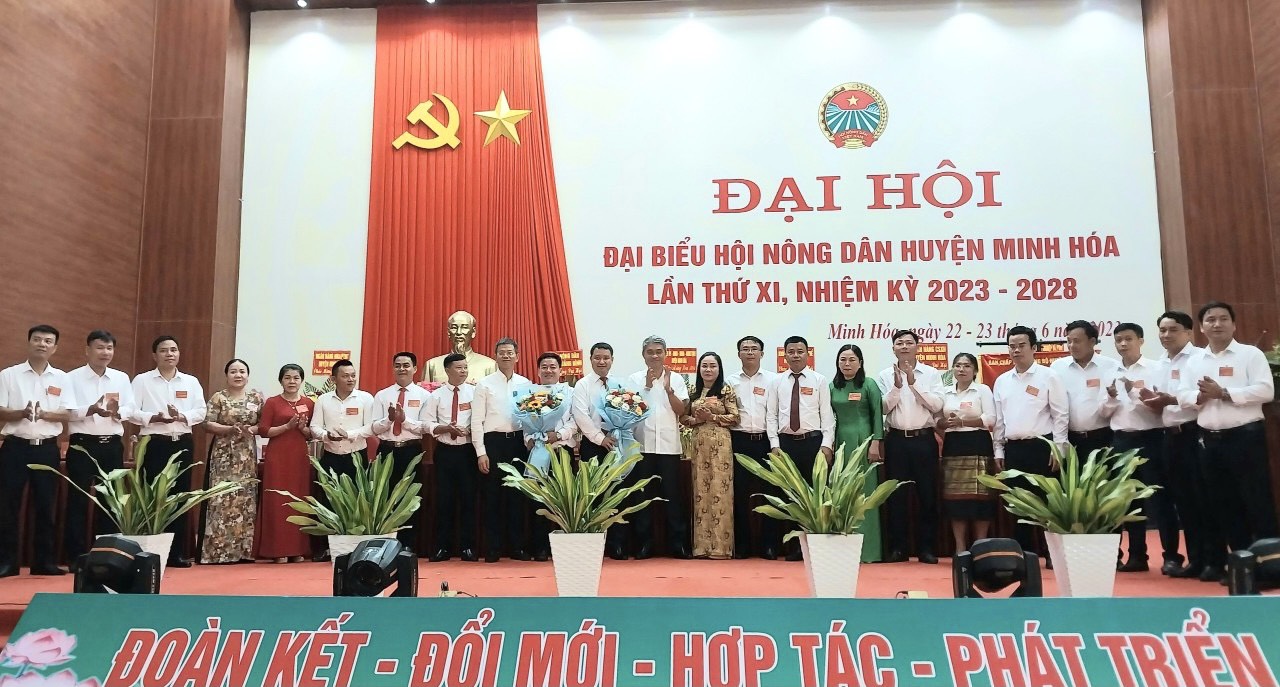 Đại hội Hội Nông dân huyện Minh Hóa: Nông dân góp gần 160.000 m2 đất làm nông thôn mới - Ảnh 4.