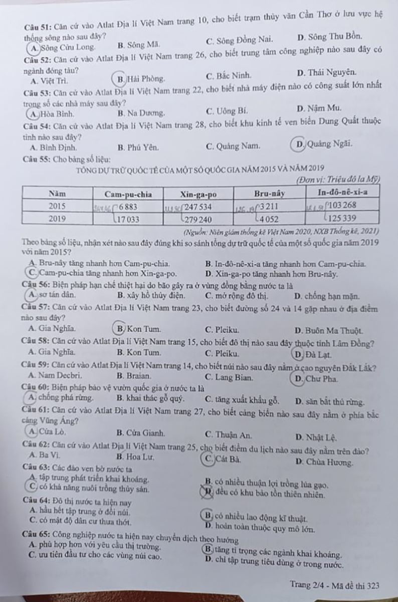 Đề thi tổ hợp các môn Khoa học xã hội tốt nghiệp THPT năm 2022 có đáp án chi tiết nhất  - Ảnh 6.