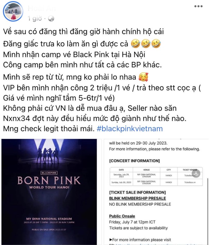 Giá vé concert Blackpink tại Hà Nội ngày 7/7 là bao nhiêu? - Ảnh 2.
