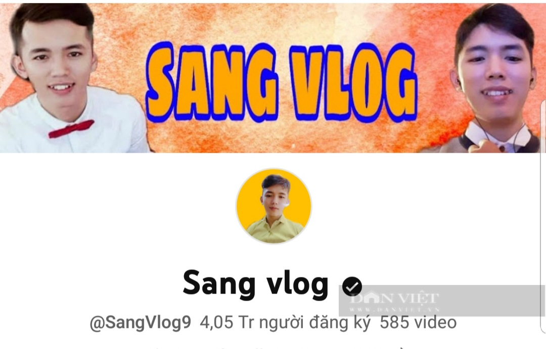 Có biệt danh &quot;Youtuber nghèo nhất Việt Nam&quot;, Sang Vlog kiếm được bao nhiêu tiền nhờ YouTube? - Ảnh 1.