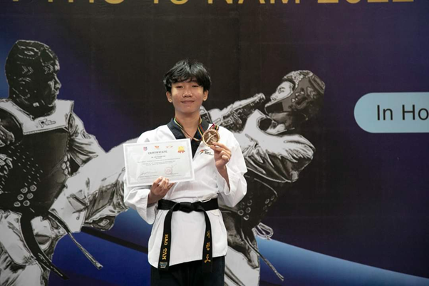 Nam sinh đạt thành tích cao tại giải Taekwondo quốc tế: Bí quyết vừa học vừa thi đấu giỏi - Ảnh 1.