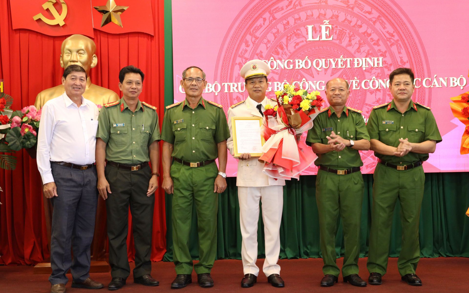 Thượng tá Phan Văn Triều, Trưởng Công an TP.Tây Ninh được bổ nhiệm làm Phó giám đốc Công an tỉnh Tây Ninh 