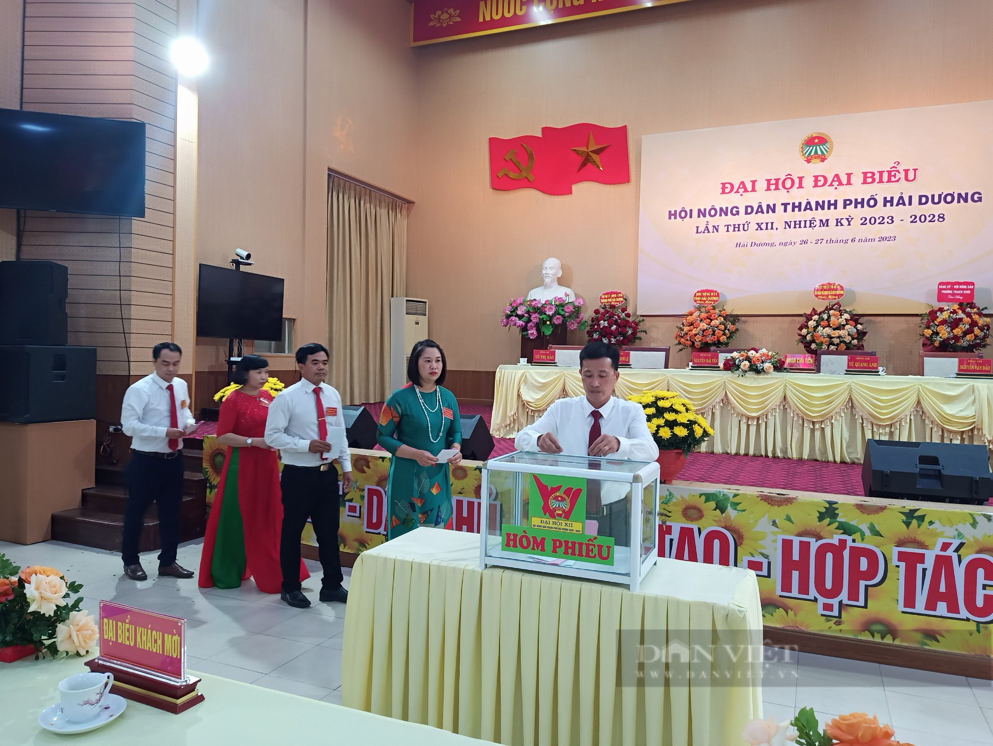 Đại hội Đại biểu Hội nông dân TP Hải Dương, bà Nguyễn Hải Yến tái đắc cử chức Chủ tịch - Ảnh 6.