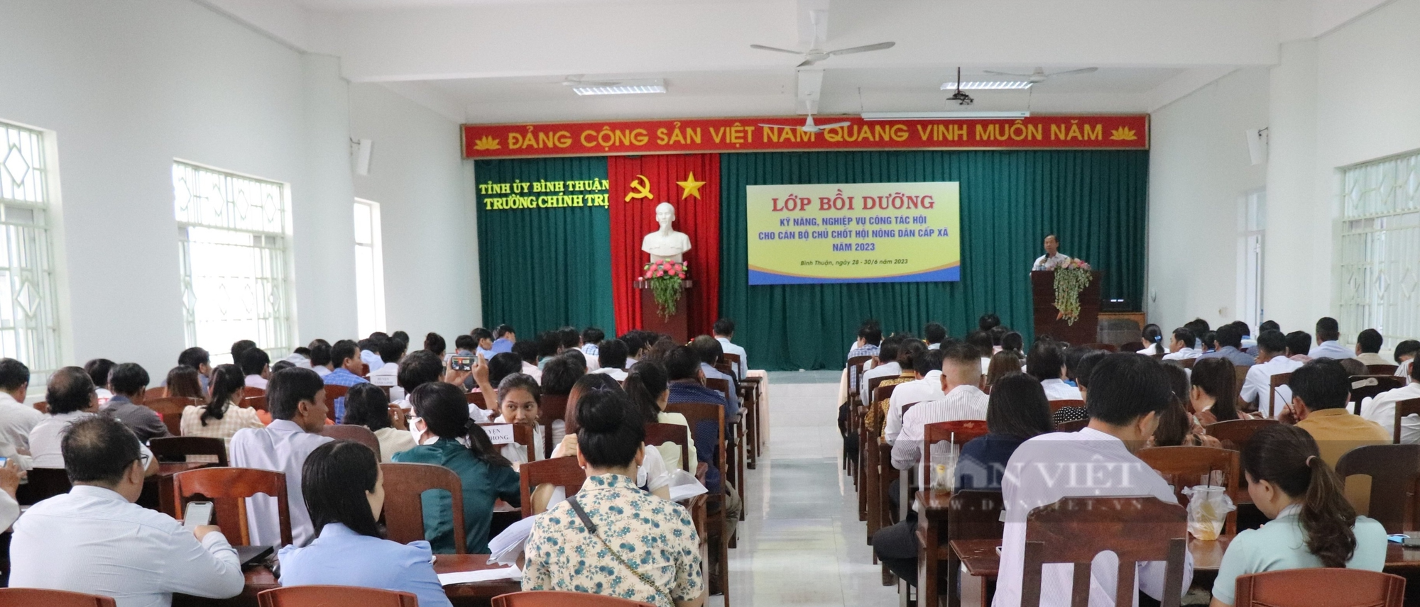 Bình Thuận: 125 cán bộ hội tham dự khóa tập huấn nghiệp vụ công tác Hội Nông dân năm 2023 - Ảnh 1.