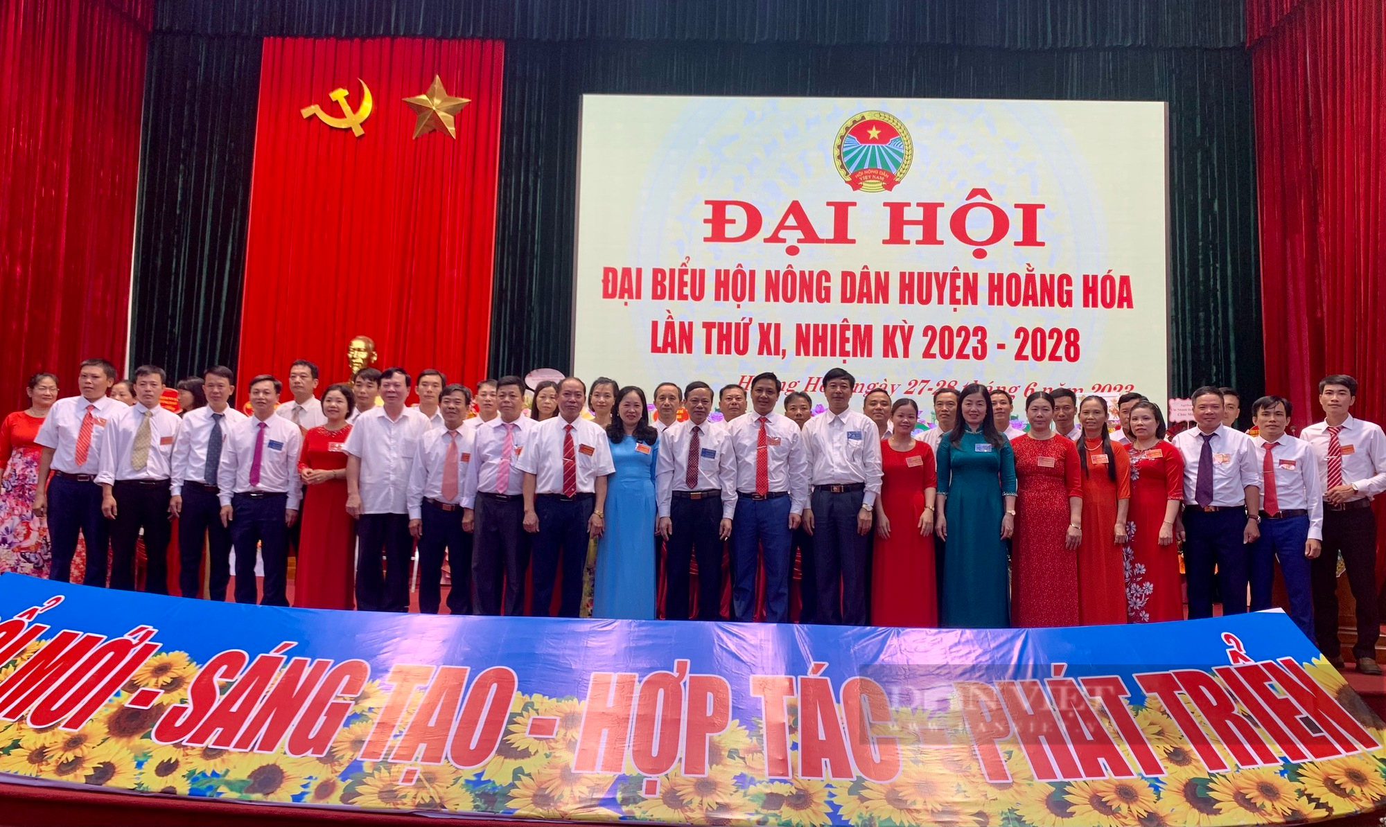 Ông Lê Bá Hải được bầu trúng cử Chủ tịch Hội Nông dân huyện Hoằng Hoá, tỉnh Thanh Hóa - Ảnh 5.