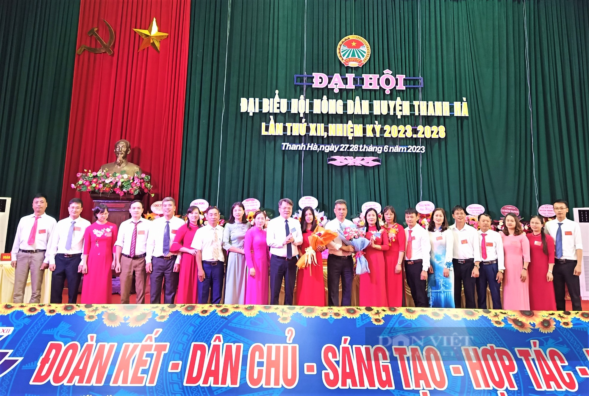 Đại hội Đại biểu Hội Nông dân huyện Thanh Hà, ông Nguyễn Dũng Thành tái đắc cử chức Chủ tịch Hội - Ảnh 8.