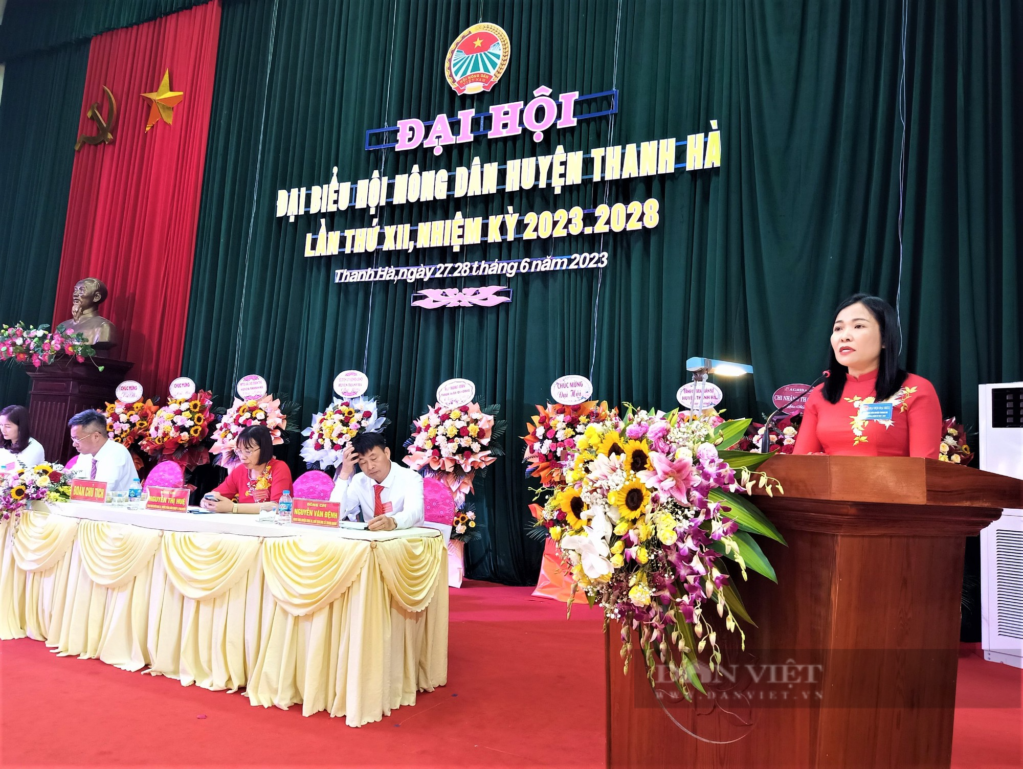 Đại hội Đại biểu Hội Nông dân huyện Thanh Hà, ông Nguyễn Dũng Thành tái đắc cử chức Chủ tịch Hội - Ảnh 5.