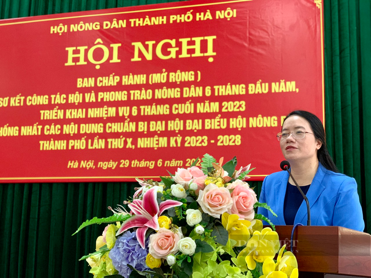 Hội Nông dân TP Hà Nội sơ kết công tác Hội và phong trào nông dân 6 tháng đầu năm 2023 - Ảnh 1.